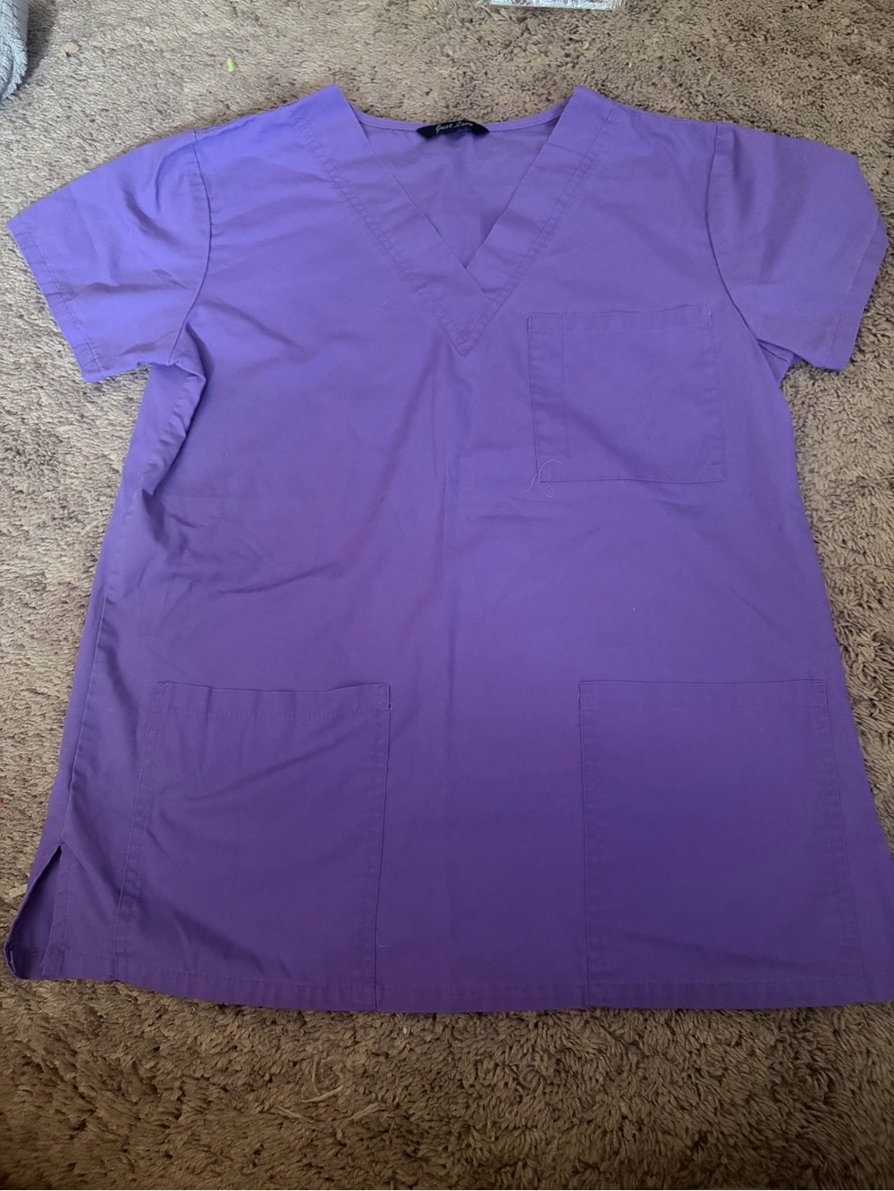 Purple Scrub Set - Picture 2 of 4